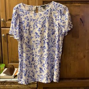 Only worn once floral shirt